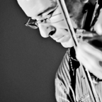violino bianco e nero